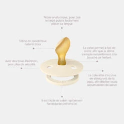 BIBS Pack De 2 Sucettes Colour Caoutchouc Anatomique 0-6 Mois Baby Blue Et Petrol 16 BIBS Pack De 2 Sucettes Colour Caoutchouc Anatomique 0-6 Mois Baby Blue Et Petrol -Allobébé ib061242405 6