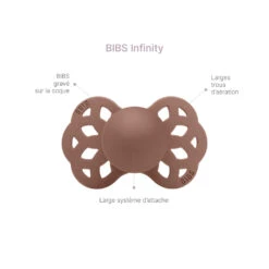 BIBS Pack De 2 Sucettes Infinity Silicone Symétrique 0-6 Mois Fossil Grey Et Mauve 15 BIBS Pack De 2 Sucettes Infinity Silicone Symétrique 0-6 Mois Fossil Grey Et Mauve -Allobébé ib061243976 5