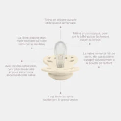 BIBS Pack De 2 Sucettes Infinity Silicone Symétrique 0-6 Mois Fossil Grey Et Mauve 16 BIBS Pack De 2 Sucettes Infinity Silicone Symétrique 0-6 Mois Fossil Grey Et Mauve -Allobébé ib061243976 6