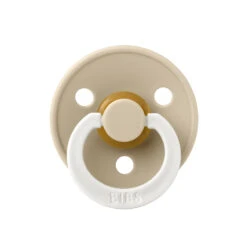 BIBS Pack De 2 Sucettes Colour Caoutchouc Symétrique Phosphorescente 0-6 Mois Blush Et Vanilla -Allobébé ib061249053 2