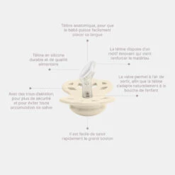 BIBS Pack De 2 Sucettes Infinity Silicone Anatomique 0-6 Mois Vanilla Et Peach 16 BIBS Pack De 2 Sucettes Infinity Silicone Anatomique 0-6 Mois Vanilla Et Peach -Allobébé ib061273792 6