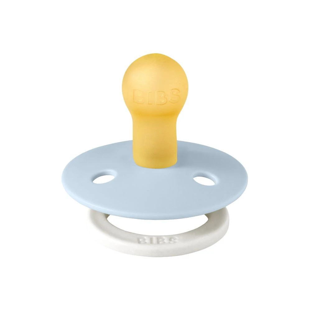 BIBS Pack De 2 Sucettes Colour Caoutchouc Phosphorescente 0-6 Mois Iron Et Baby Blue 3 BIBS Pack De 2 Sucettes Colour Caoutchouc Phosphorescente 0-6 Mois Iron Et Baby Blue – Image 3