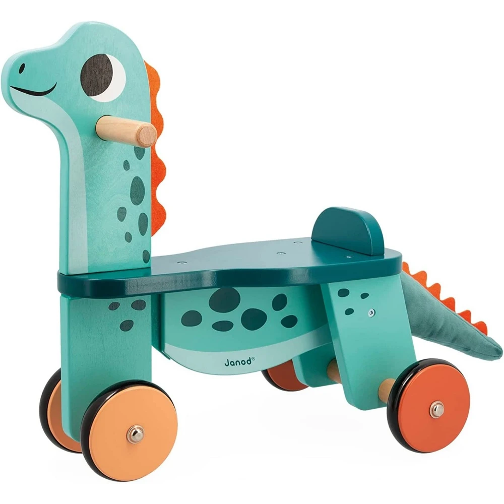 Janod Porteur Bébé Dino Portosaurus 2 Janod Porteur Bébé Dino Portosaurus – Image 2