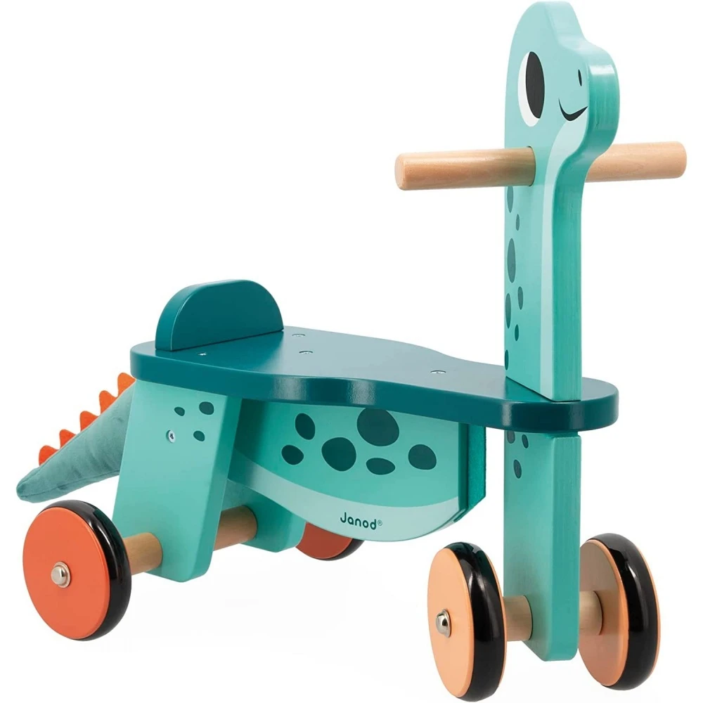 Janod Porteur Bébé Dino Portosaurus 4 Janod Porteur Bébé Dino Portosaurus – Image 4