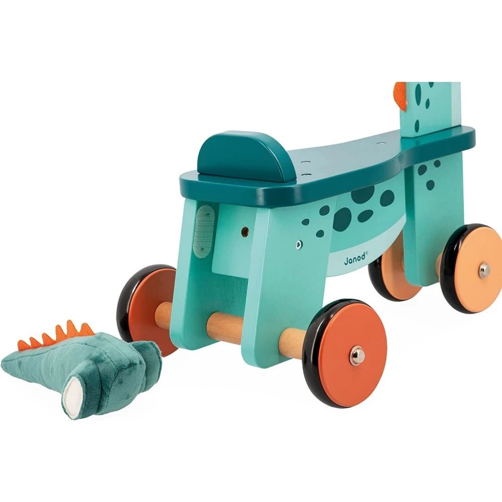 Janod Porteur Bébé Dino Portosaurus 6 Janod Porteur Bébé Dino Portosaurus – Image 6