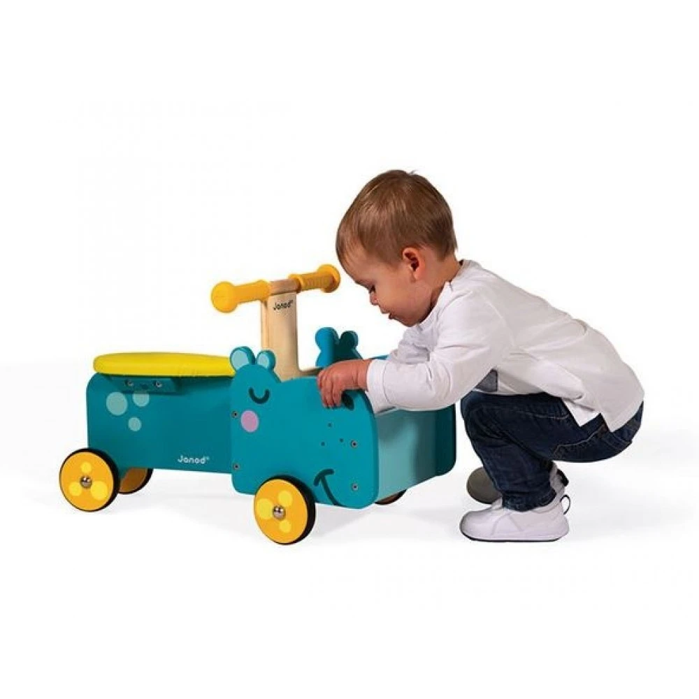 Janod Porteur Bébé Hippo 2 Janod Porteur Bébé Hippo – Image 2