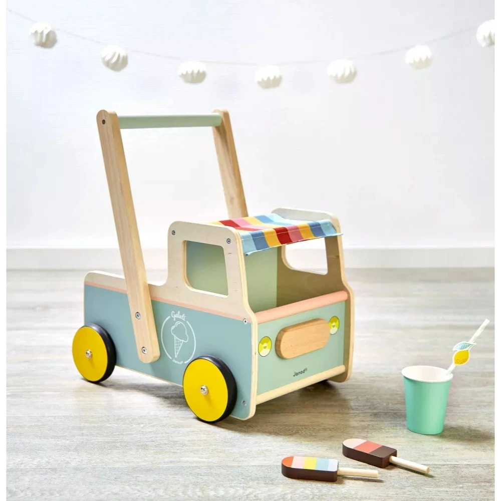 Janod Chariot De Marche Marchand De Glaces 8 Janod Chariot De Marche Marchand De Glaces – Image 8