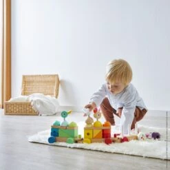 Janod Train Géant à Tirer En Bois Zigolos -Allobébé ja082082025 10