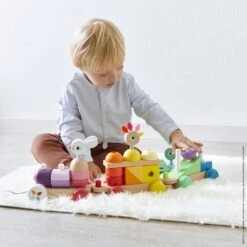 Janod Train Géant à Tirer En Bois Zigolos -Allobébé ja082082025 11