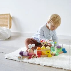 Janod Train Géant à Tirer En Bois Zigolos -Allobébé ja082082025 12