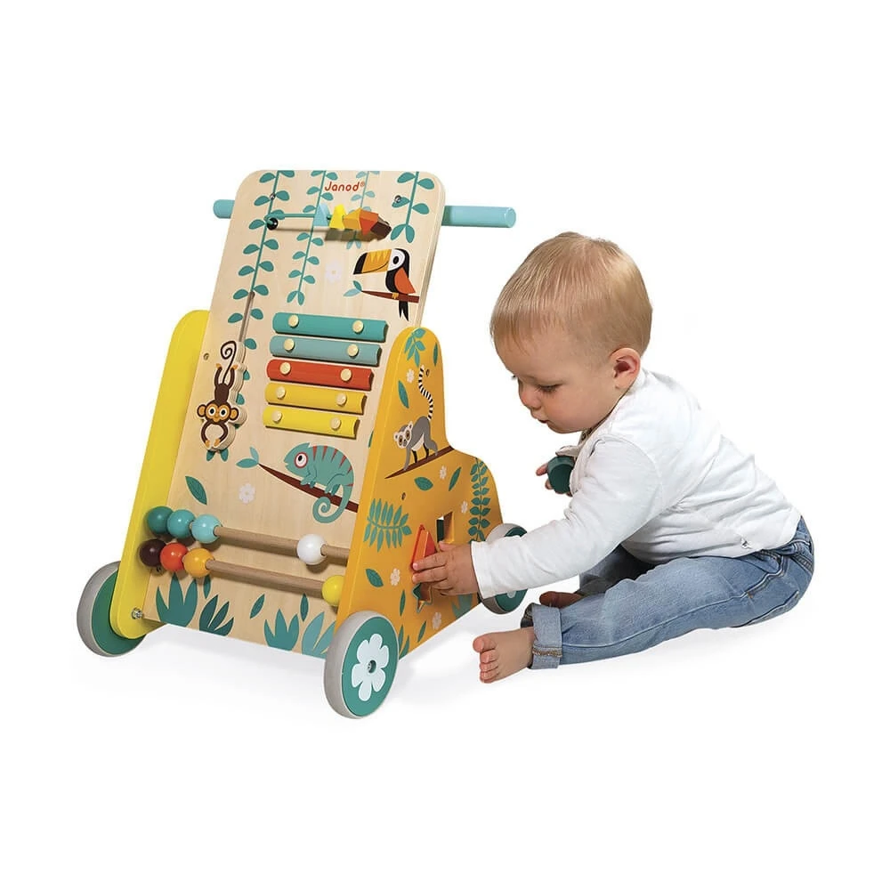 Janod Chariot De Marche Multi-activités Tropik 4 Janod Chariot De Marche Multi-activités Tropik – Image 4