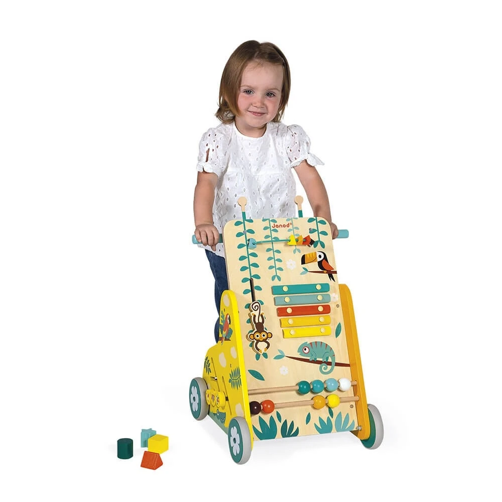 Janod Chariot De Marche Multi-activités Tropik 5 Janod Chariot De Marche Multi-activités Tropik – Image 5