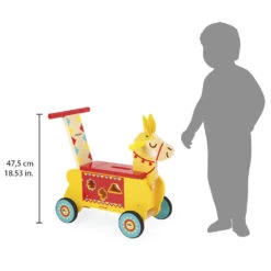 Janod Porteur Bébé Lama -Allobébé ja083080045 6