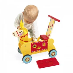 Janod Porteur Bébé Lama -Allobébé ja083080045 9