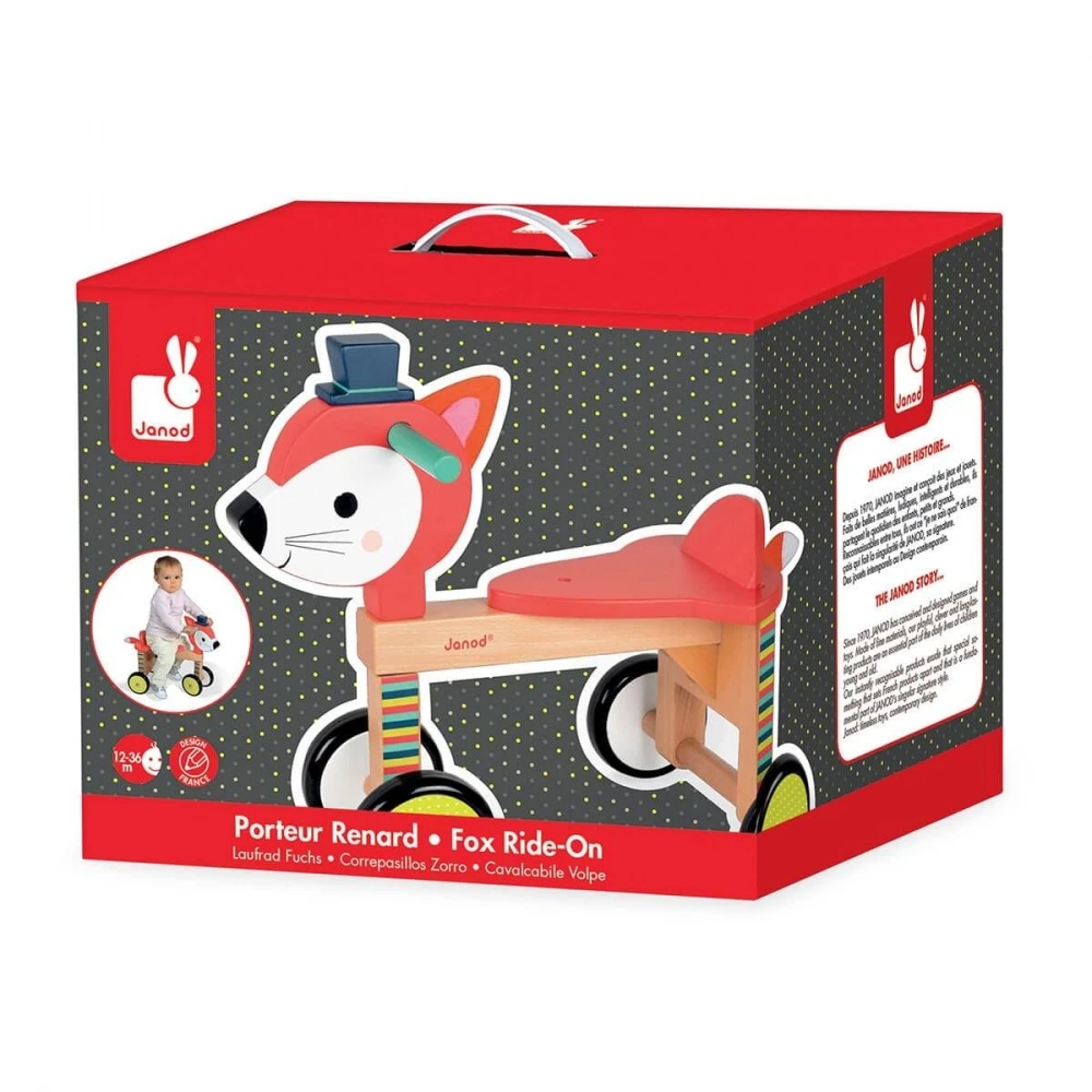 Janod Porteur Renard Babyforest 3 Janod Porteur Renard Babyforest – Image 3