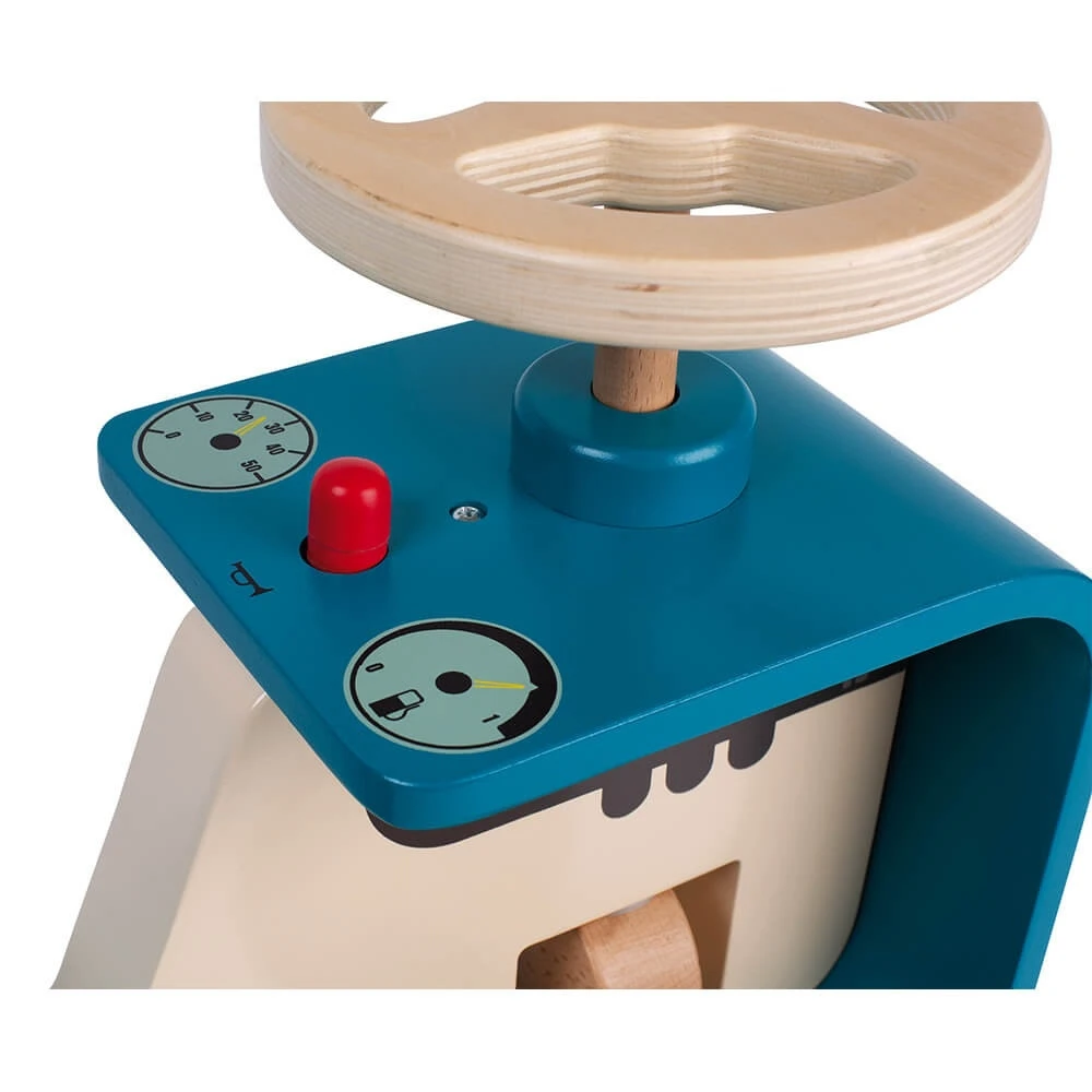 Janod Porteur Tracteur En Bois 2 Janod Porteur Tracteur En Bois – Image 2