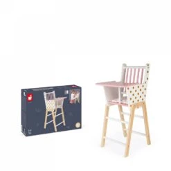 Janod Chaise Haute Poupée Candy Chic 7 Janod Chaise Haute Poupée Candy Chic -Allobébé ja084258884 3