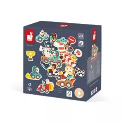 Janod Lot De 24 Magnets Bolides -Allobébé ja084296411 3