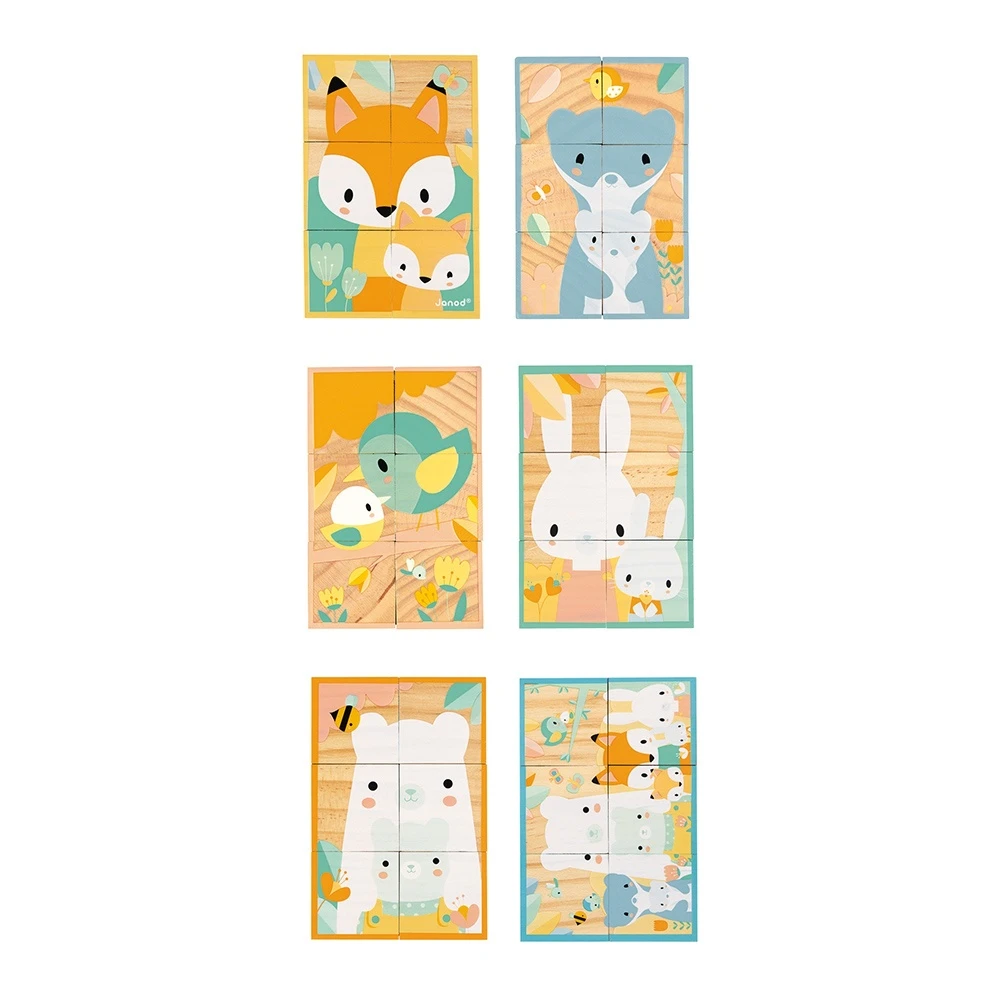 Janod Lot De 6 Cubes En Bois Pure 12 Janod Lot De 6 Cubes En Bois Pure – Image 12