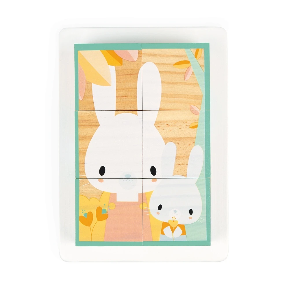 Janod Lot De 6 Cubes En Bois Pure 3 Janod Lot De 6 Cubes En Bois Pure – Image 3