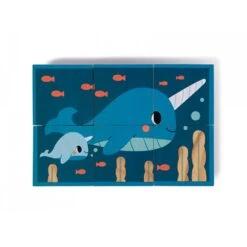 Janod Lot De 6 Cubes En Bois Animaux 15 Janod Lot De 6 Cubes En Bois Animaux -Allobébé ja084386221 6