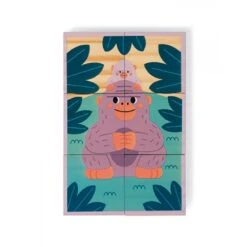 Janod Lot De 6 Cubes En Bois Animaux 16 Janod Lot De 6 Cubes En Bois Animaux -Allobébé ja084386221 7