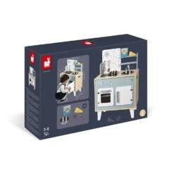 Janod Cuisine Enfant En Bois Plume Verte 11 Janod Cuisine Enfant En Bois Plume Verte -Allobébé ja085266087 3