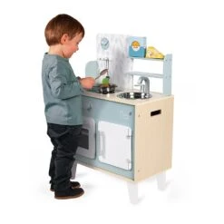Janod Cuisine Enfant En Bois Plume Verte 14 Janod Cuisine Enfant En Bois Plume Verte -Allobébé ja085266087 6