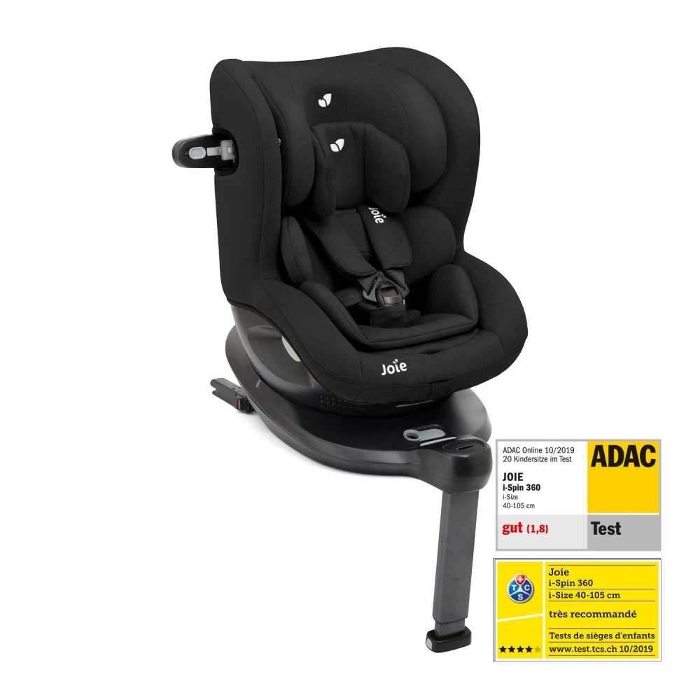 Joie Siège Auto I-size Spin 360 Coal Groupe 0+/1 1 Joie Siège Auto I-size Spin 360 Coal Groupe 0+/1