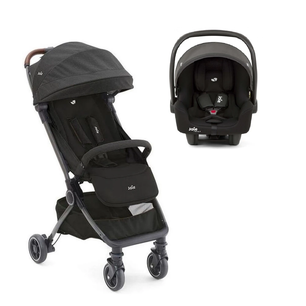 Joie Pack Duo Poussette Pact Flex Shale + Siège Auto I-snug 2 Shale 1 Joie Pack Duo Poussette Pact Flex Shale + Siège Auto I-snug 2 Shale