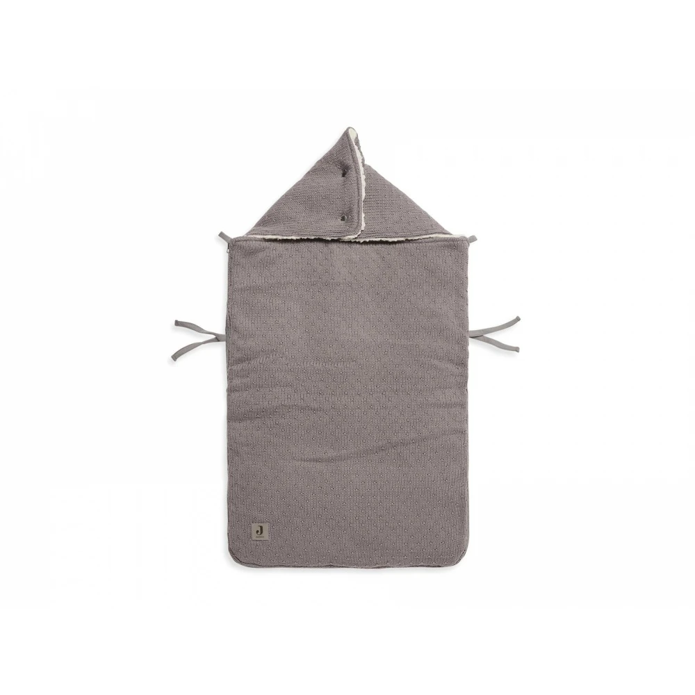 Jollein Chancelière Bliss Knit Storm Grey 2 Jollein Chancelière Bliss Knit Storm Grey – Image 2