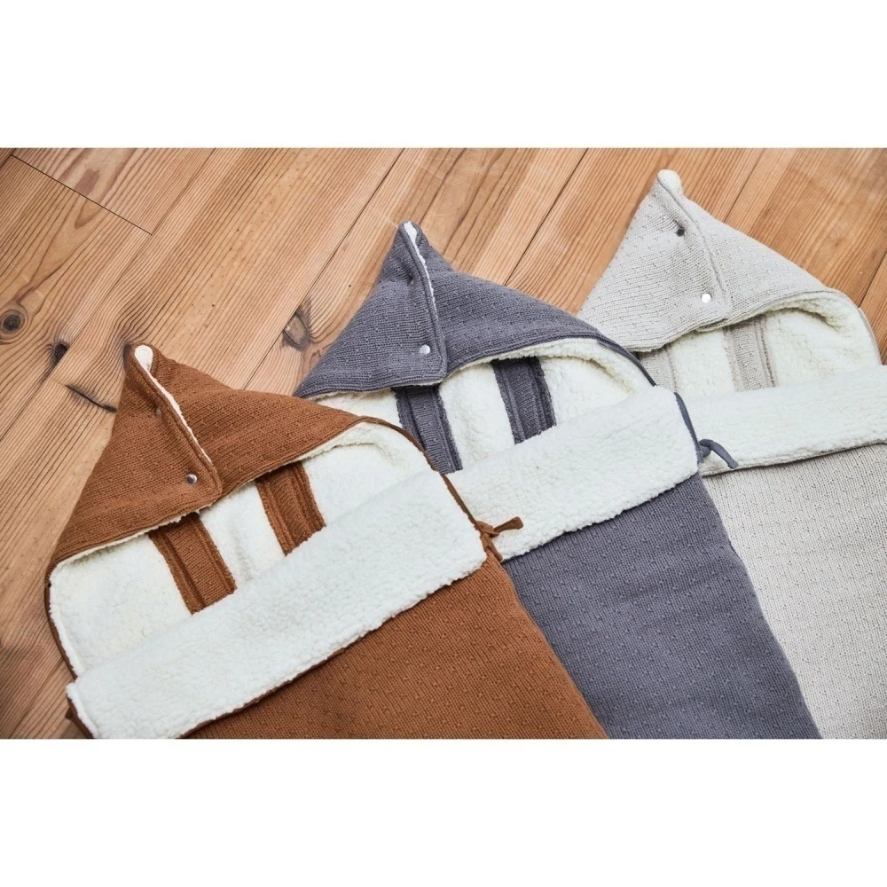 Jollein Chancelière Bliss Knit Storm Grey 6 Jollein Chancelière Bliss Knit Storm Grey – Image 6