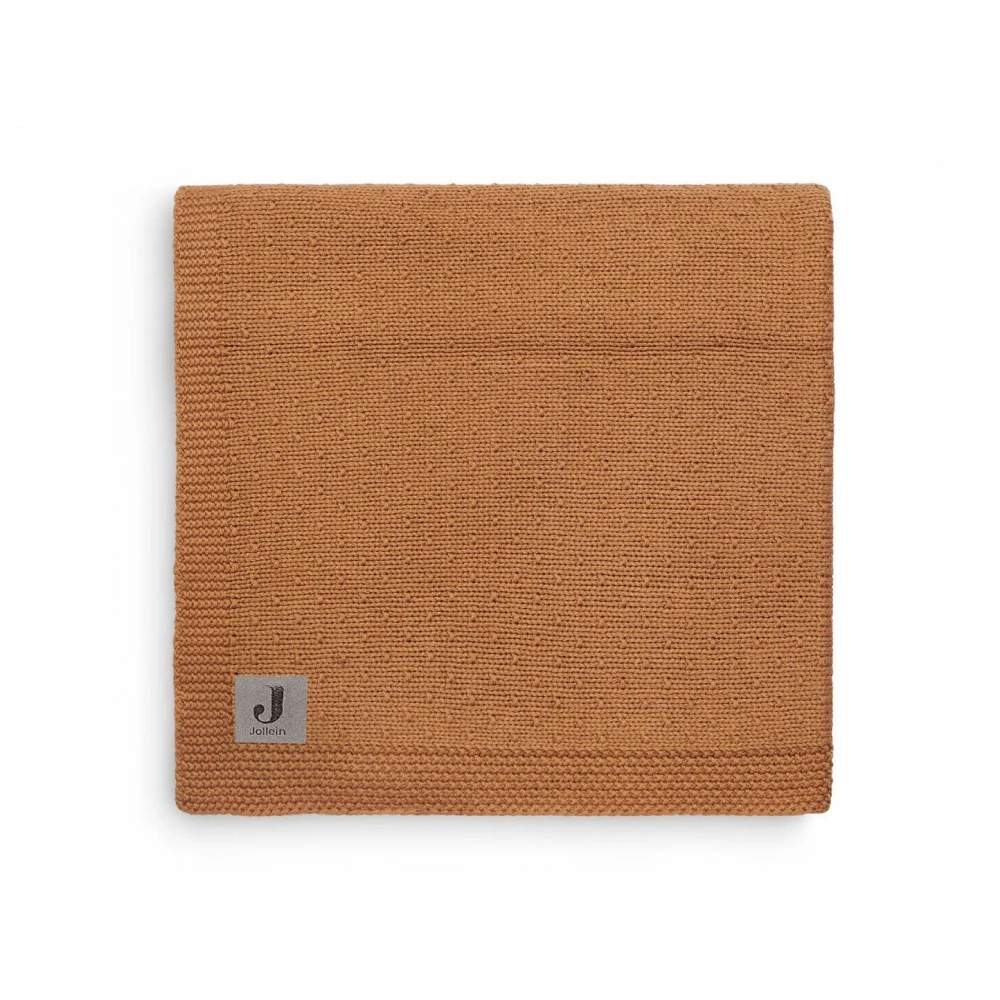 Jollein Couverture Berceau 75x100cm Bliss Knit Caramel 1 Jollein Couverture Berceau 75x100cm Bliss Knit Caramel