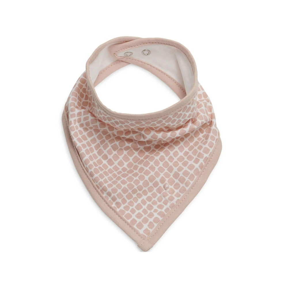 Jollein Lot De 2 Bavoirs Bandana Snake Pale Pink 2 Jollein Lot De 2 Bavoirs Bandana Snake Pale Pink – Image 2