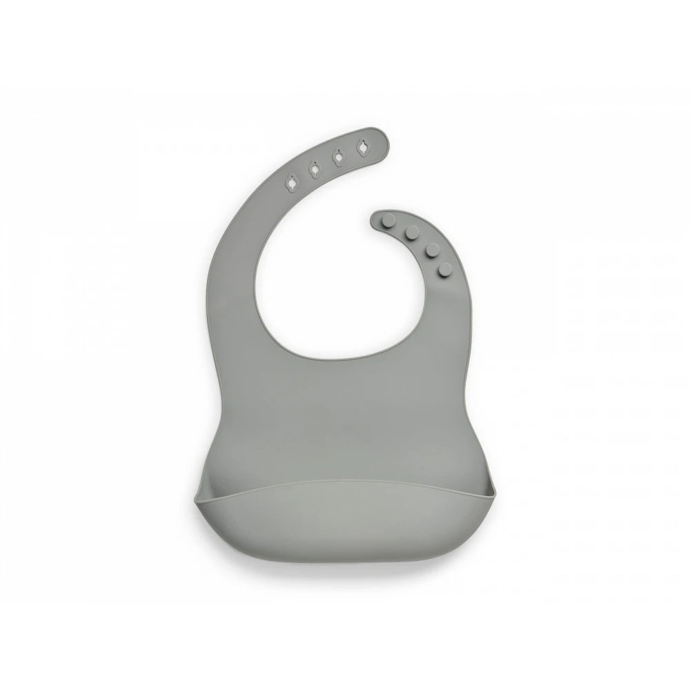 Jollein Bavoir En Silicone Storm Grey 1 Jollein Bavoir En Silicone Storm Grey
