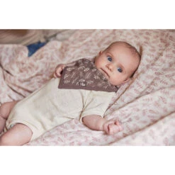 Jollein Lot De 2 Bavoirs Bandana Meadow Chestnut 9 Jollein Lot De 2 Bavoirs Bandana Meadow Chestnut -Allobébé jl051163830 4