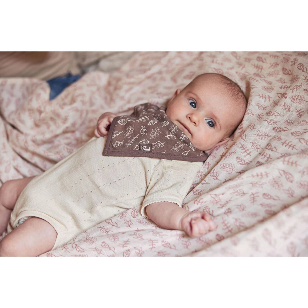 Jollein Lot De 2 Bavoirs Bandana Meadow Chestnut 5 Jollein Lot De 2 Bavoirs Bandana Meadow Chestnut – Image 5