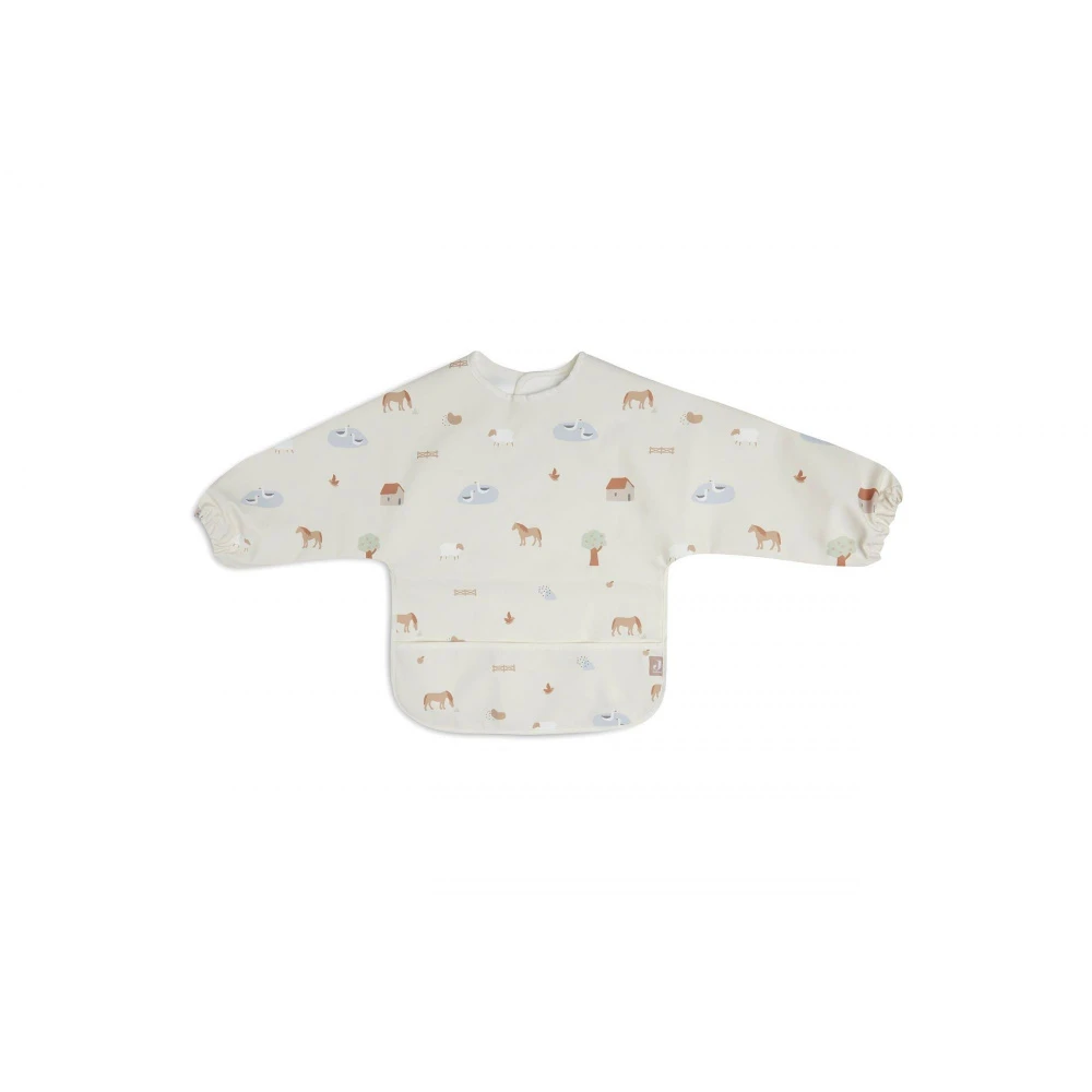 Jollein Bavoir Manches Longues Imperméable Farm 1 Jollein Bavoir Manches Longues Imperméable Farm