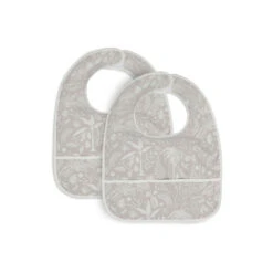 Jollein Lot De 2 Bavoirs Imperméables Botanical Nougat