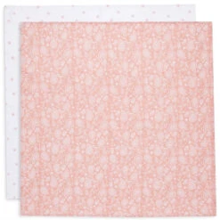 Jollein Lot De 2 Langes Gaze De Coton 70x70 Cm Paisley / Halo Rosewood