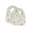 Jollein Lot De 2 Bavoirs Imperméables Teddy Bear