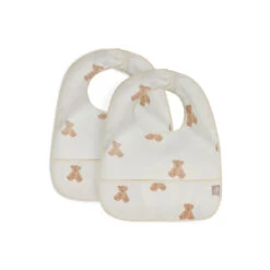 Jollein Lot De 2 Bavoirs Imperméables Teddy Bear
