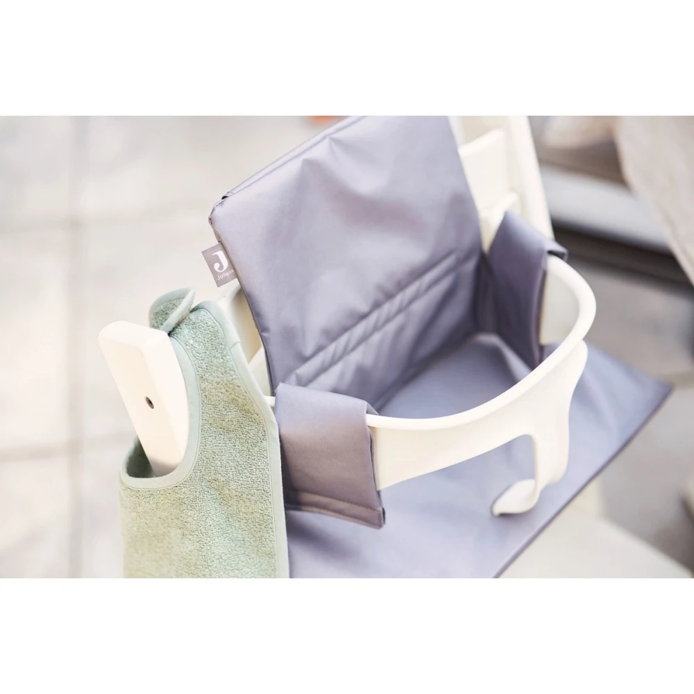 Jollein Coussin De Chaise Haute évolutive Storm Grey 4 Jollein Coussin De Chaise Haute évolutive Storm Grey – Image 4