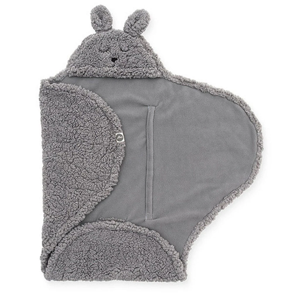 Jollein Couverture Câline Bunny Storm Grey 2 Jollein Couverture Câline Bunny Storm Grey – Image 2