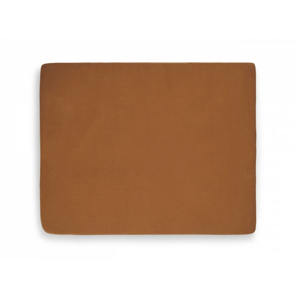 Jollein Lot De 2 Draps Housse En Jersey Pour Matelas Ou Tapis De Parc 75x95cm Caramel 3 Jollein Lot De 2 Draps Housse En Jersey Pour Matelas Ou Tapis De Parc 75x95cm Caramel – Image 3