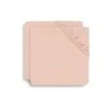 Jollein Lot De 2 Draps Housse En Jersey Pour Matelas Ou Tapis De Parc 75x95cm Pale Pink