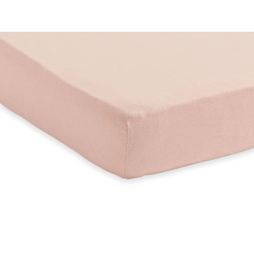 Jollein Lot De 2 Draps Housse En Jersey Pour Matelas Ou Tapis De Parc 75x95cm Pale Pink 3 Jollein Lot De 2 Draps Housse En Jersey Pour Matelas Ou Tapis De Parc 75x95cm Pale Pink – Image 3