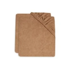 Jollein Lot De 2 Housses Matelas à Langer 50x70 Cm éponge Biscuit