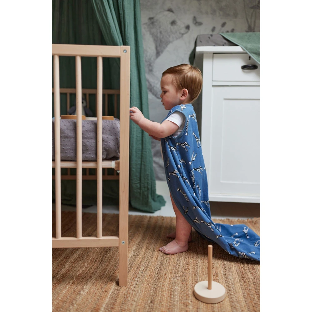 Jollein Gigoteuse été 0-6 Mois Jersey Girafe Jeans Blue 2 Jollein Gigoteuse été 0-6 Mois Jersey Girafe Jeans Blue – Image 2