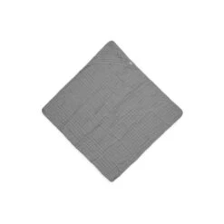 Jollein Cape De Bain Bébé 75x75 Cm Coton Froissé Storm Grey
